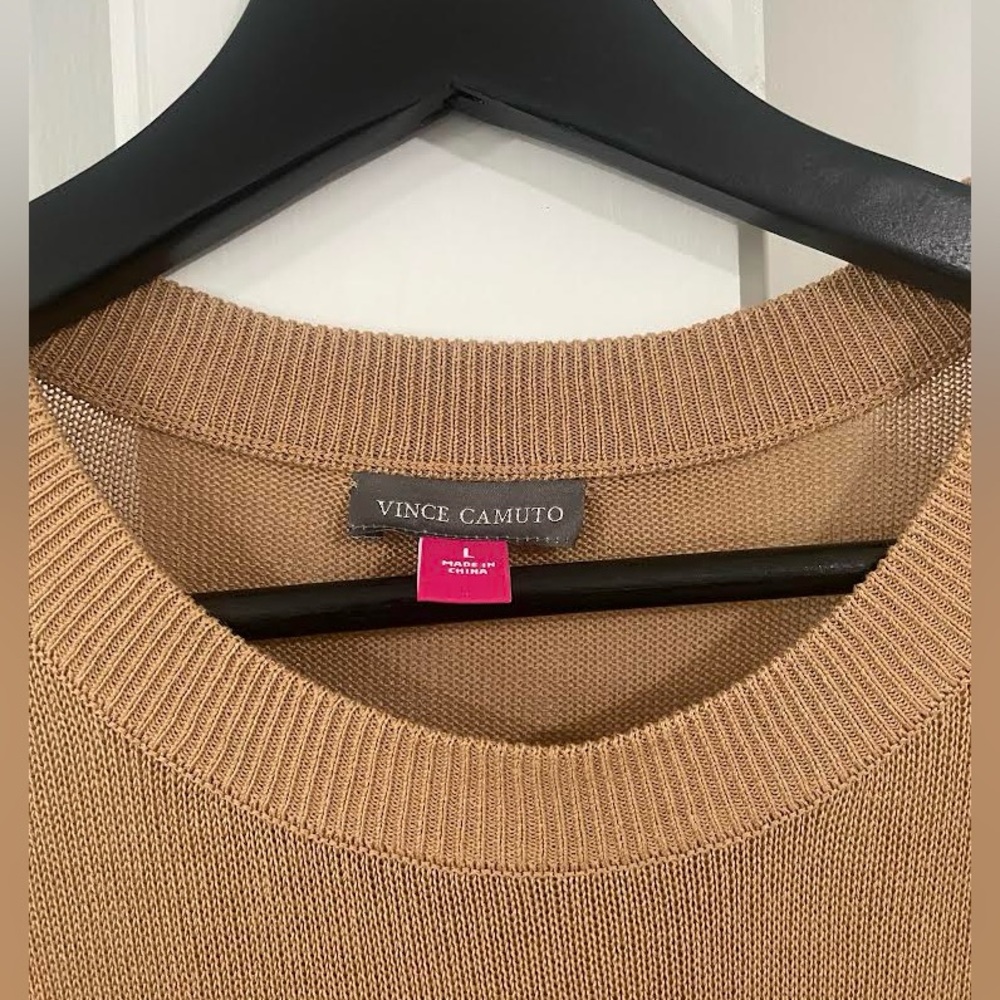 Vince Camuto Drop Shoulder Short Sleeve Sweater - Picture 2 of 7
